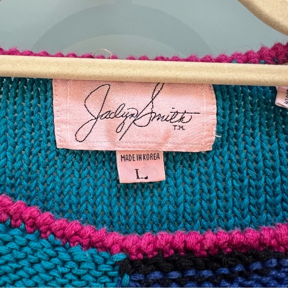 Vintage 80s Hand Knit Sweater Vest - Picture 3 of 6